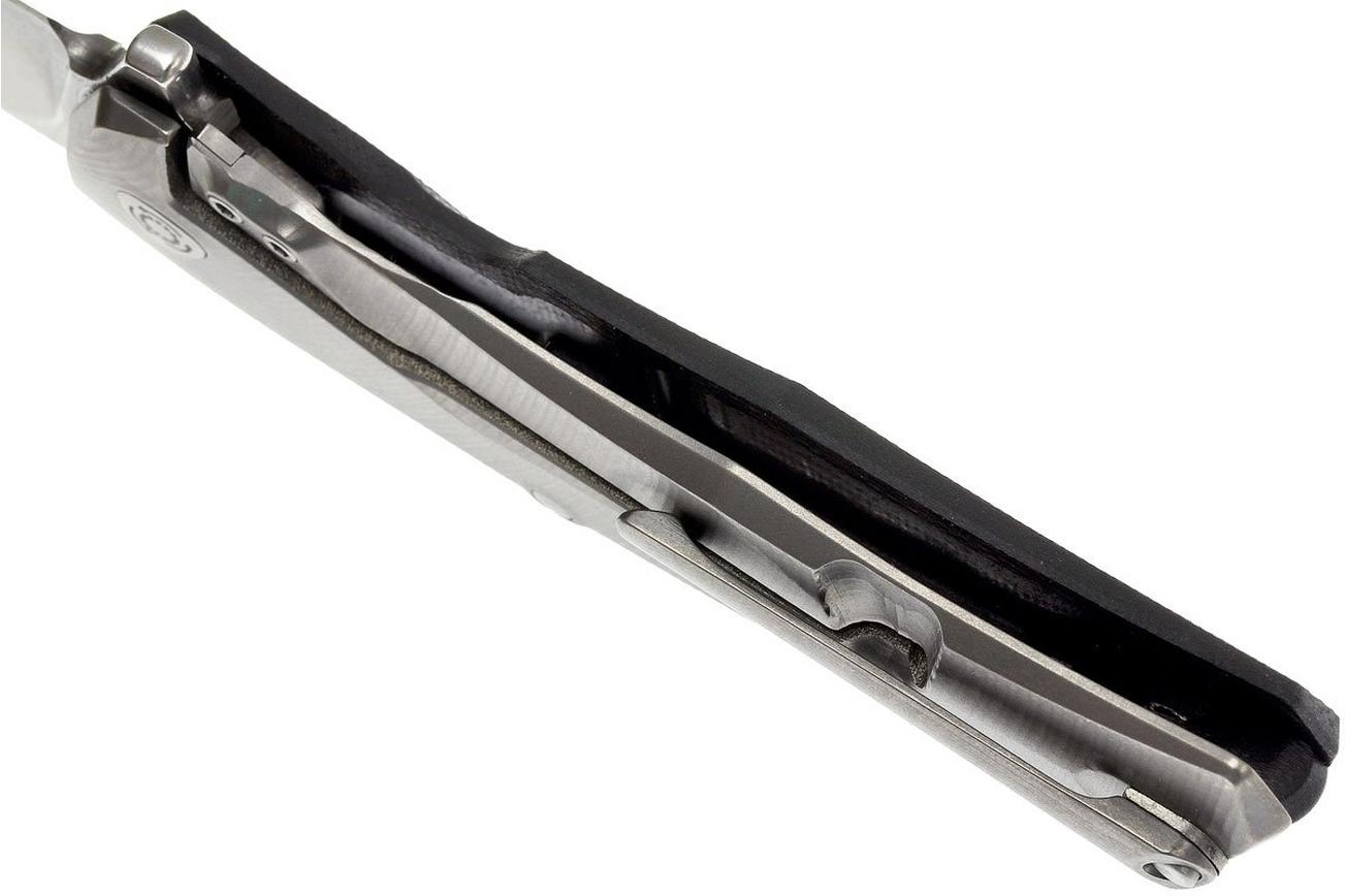 LionSteel TRE G10 GBK zakmes, black