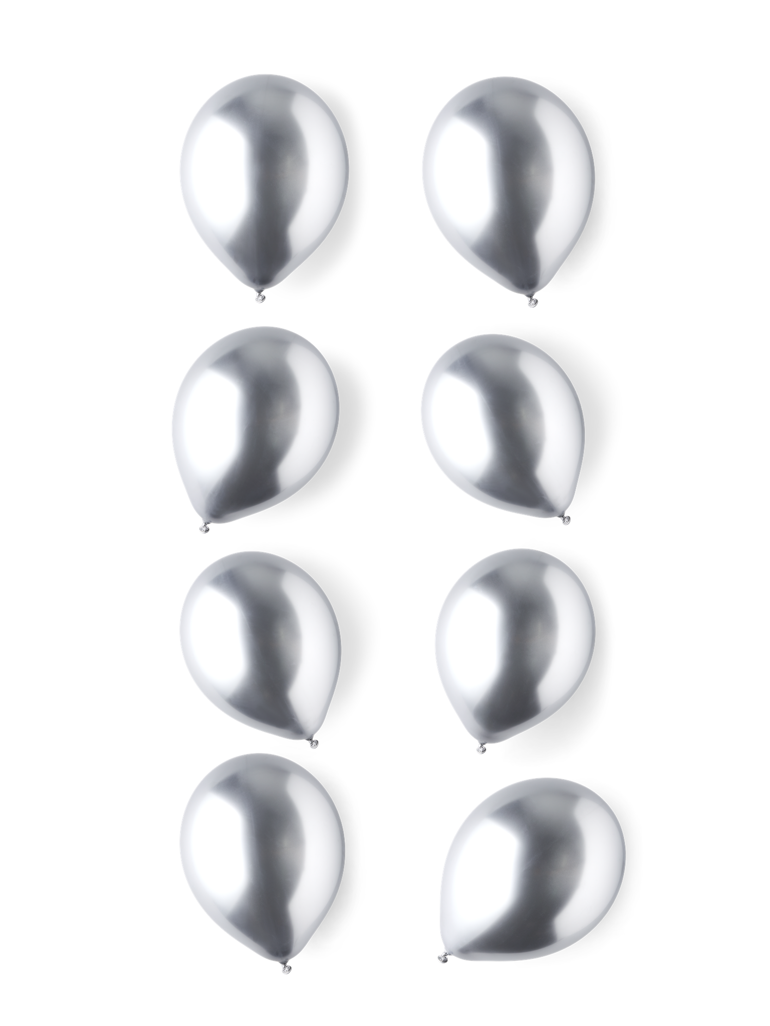 Balloner 8-pak | Ø30 cm. 8 stk.  | Silver