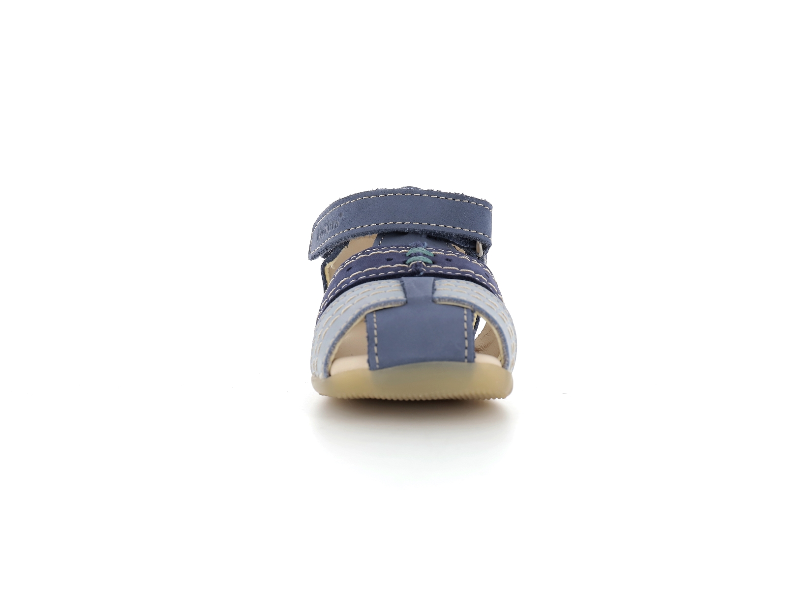 Kickers-BIGBAZAR 2 Cuir Multi Bleu