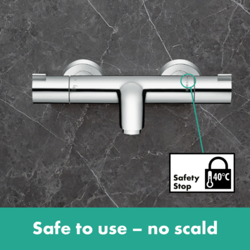 Hansgrohe Thermostatische Badkraan MyFox Chroom 15 cm