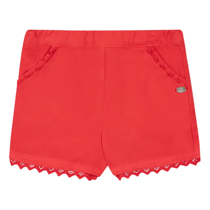 Tartine et Chocolat Short Broderie | Rouge