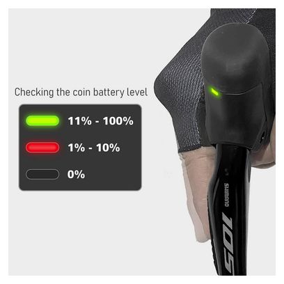 Commande Gauche/Avant Shimano 105 Di2 ST-R7170-L 2x12V Noir