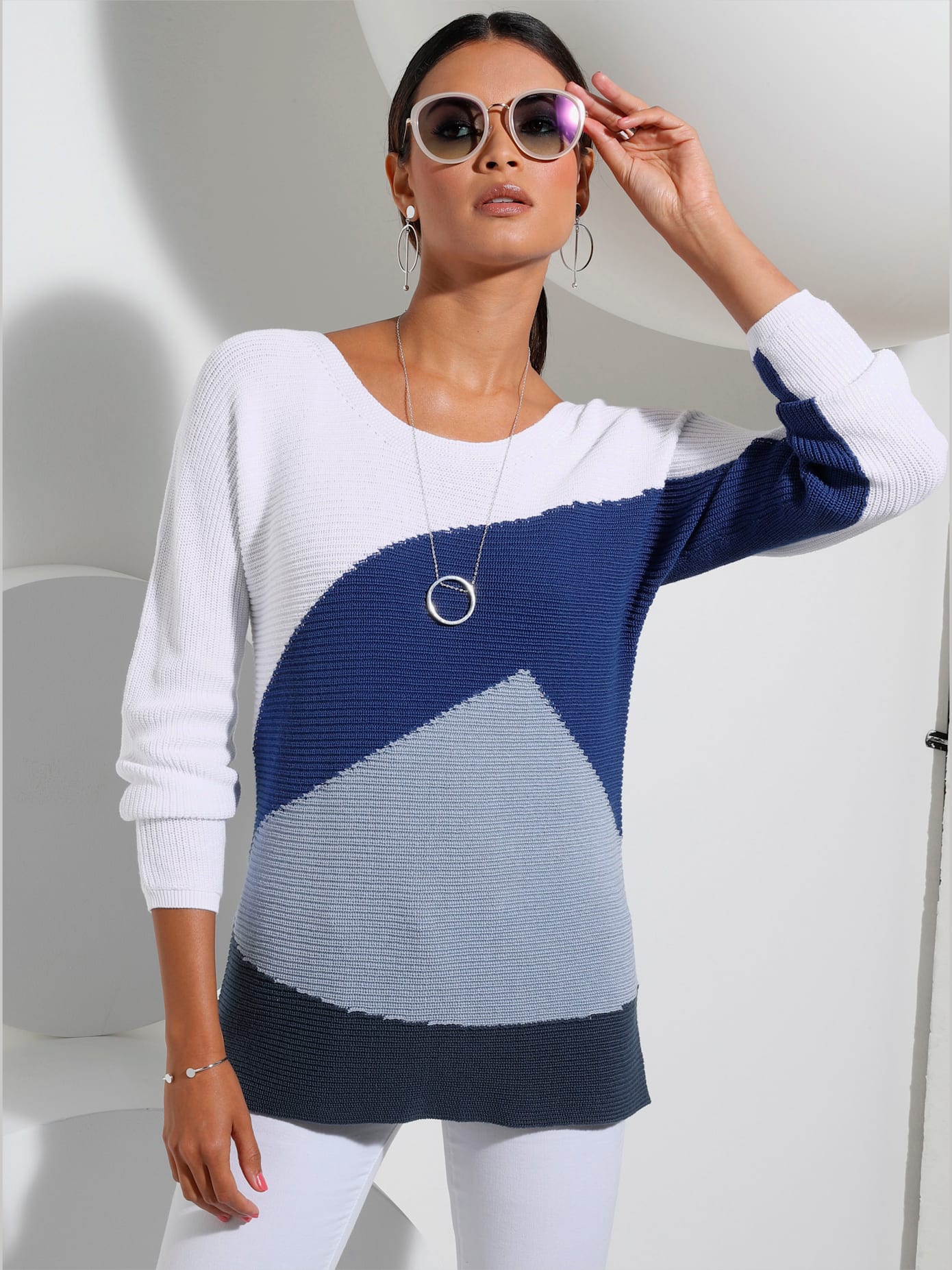 Pull en tricot 50% coton