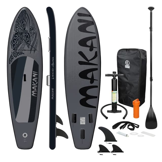 Oppusteligt Stand Up Paddle Board Makani, orange, 320x82x15 cm, inkl. pumpe og