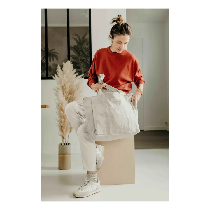 Adorna Sac zippé en lin