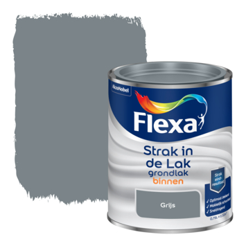 Flexa Strak in de Lak grondlak voor binnen grijs 750 ml