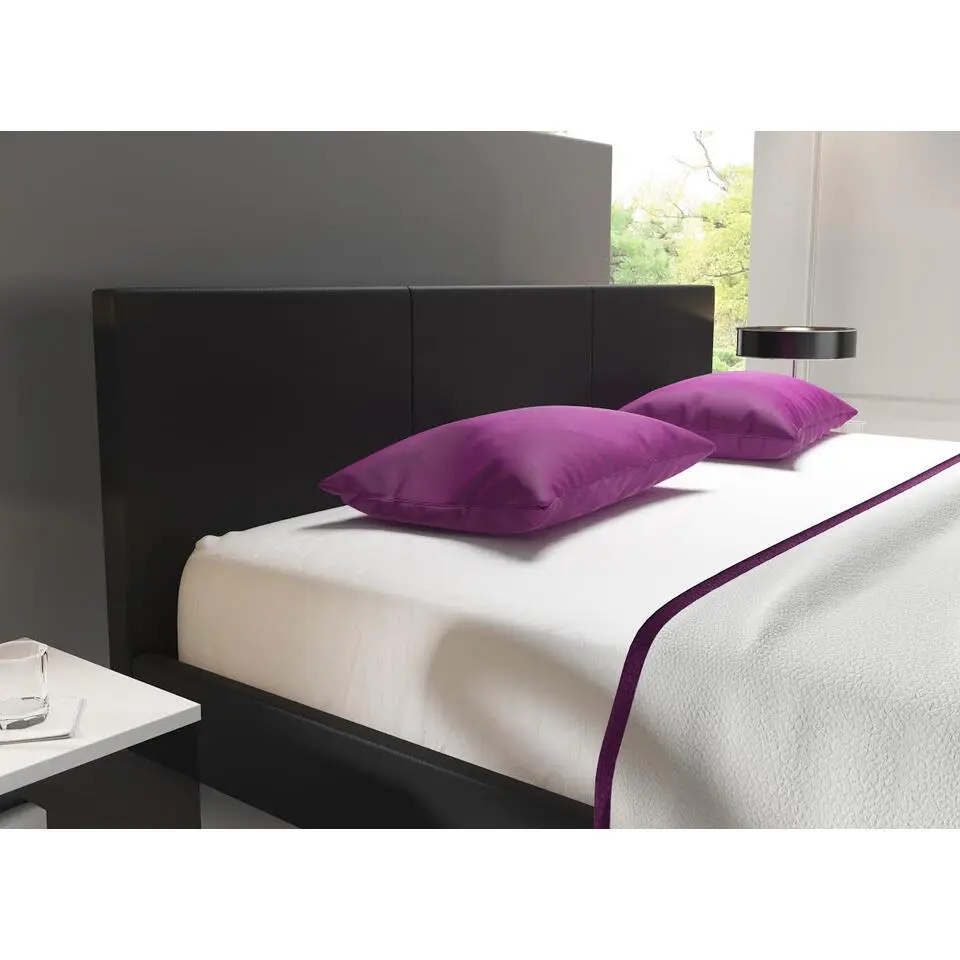 Meubella - Tweepersoonsbed George - Zwart - 160x200 cm