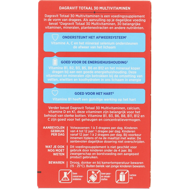 Dagravit Totaal 30 multivitaminen en mineralen
