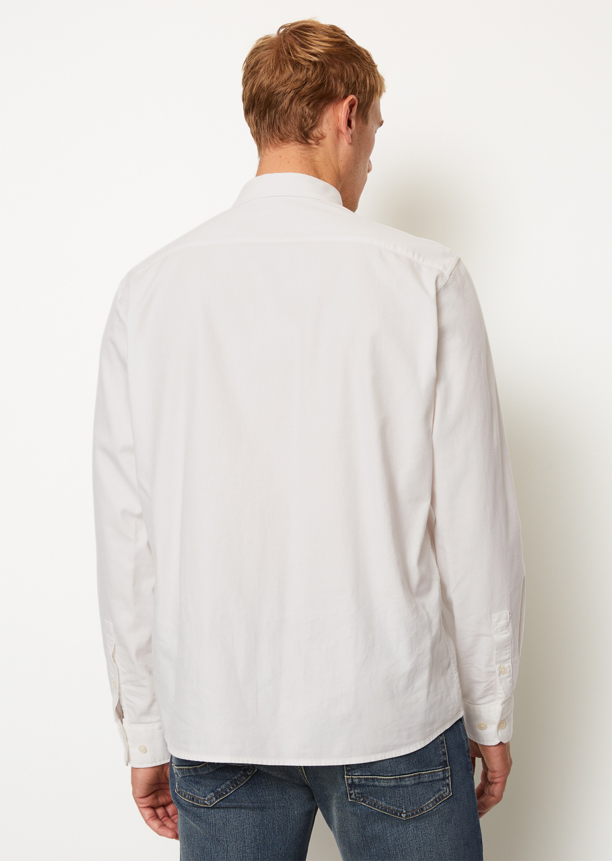 Hemd regular aus Bio-Baumwolle-Lyocell-Mix
