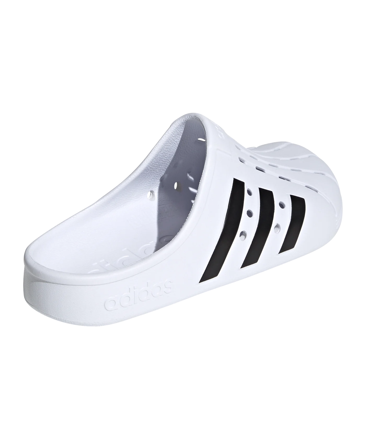 adidas Adilette Clog Badelatsche Weiss