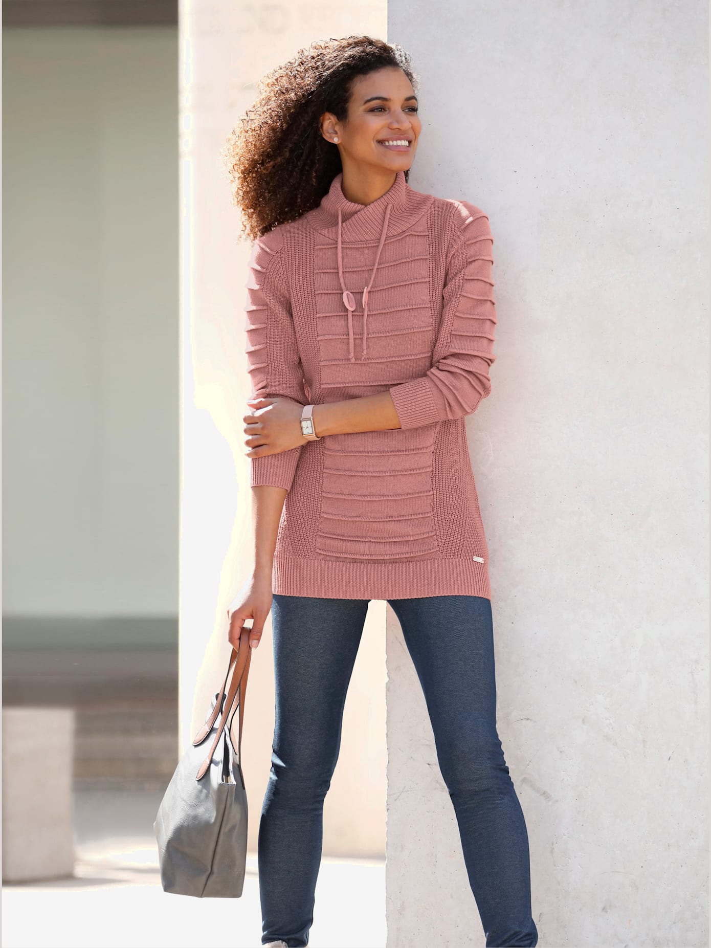 Pull long jolie coupe longue moderne