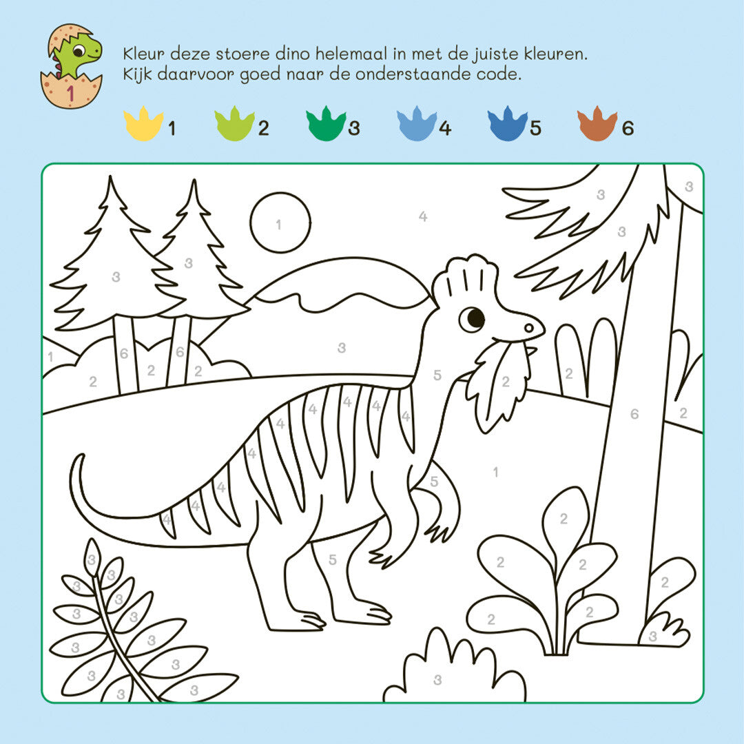 Uitgeverij deltas spelletjesboek dinosaurussen