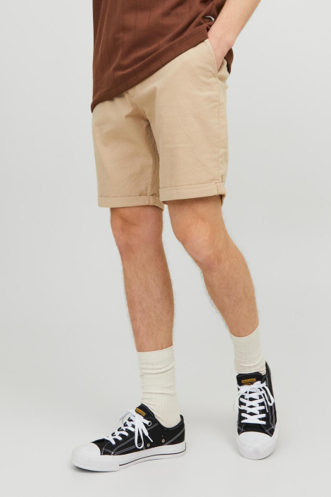 Jack & Jones beige heren korte broek
