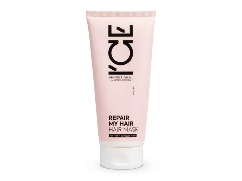 Natura Siberica ICE Mask til beskadiget, meget porøst og skørt hår Repair My Hair 200 ml