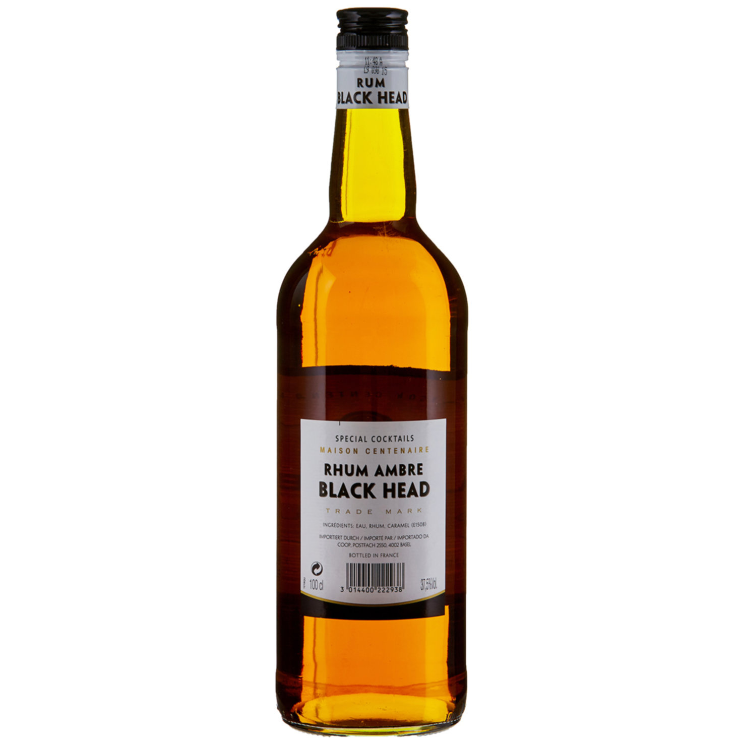 Rum Brown Black Head 1 Liter -100cl
