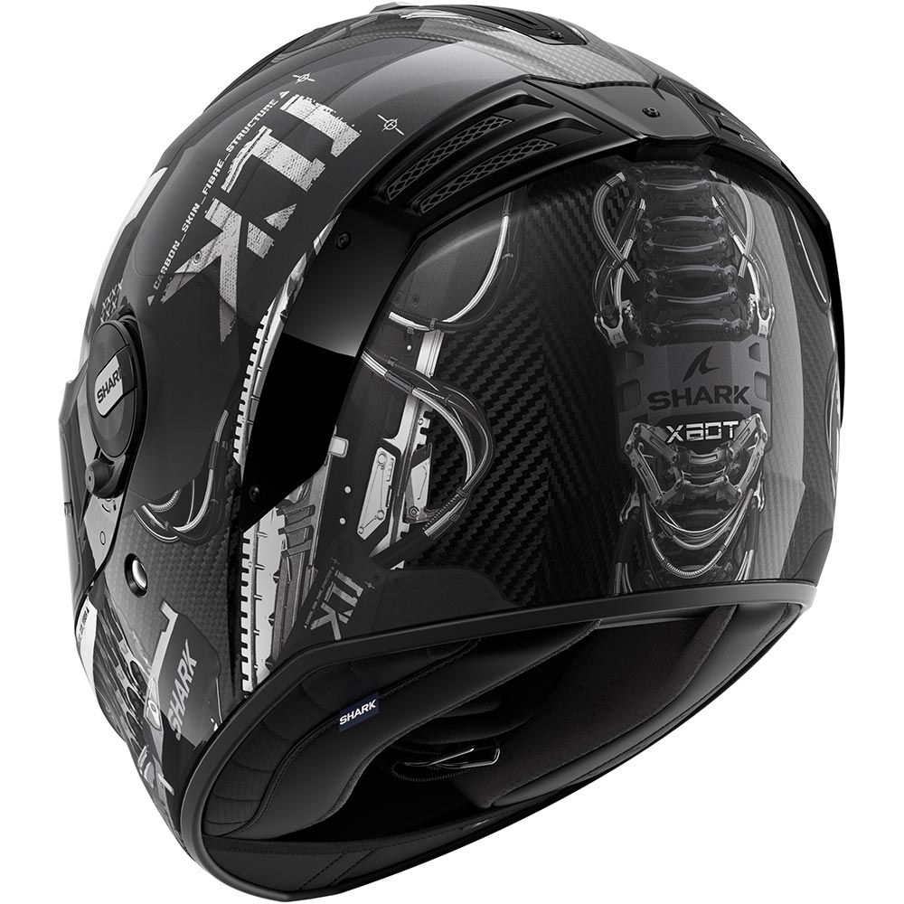 Shark - Casque Spartan RS Carbon Xbot Noir / Argent / Brillant