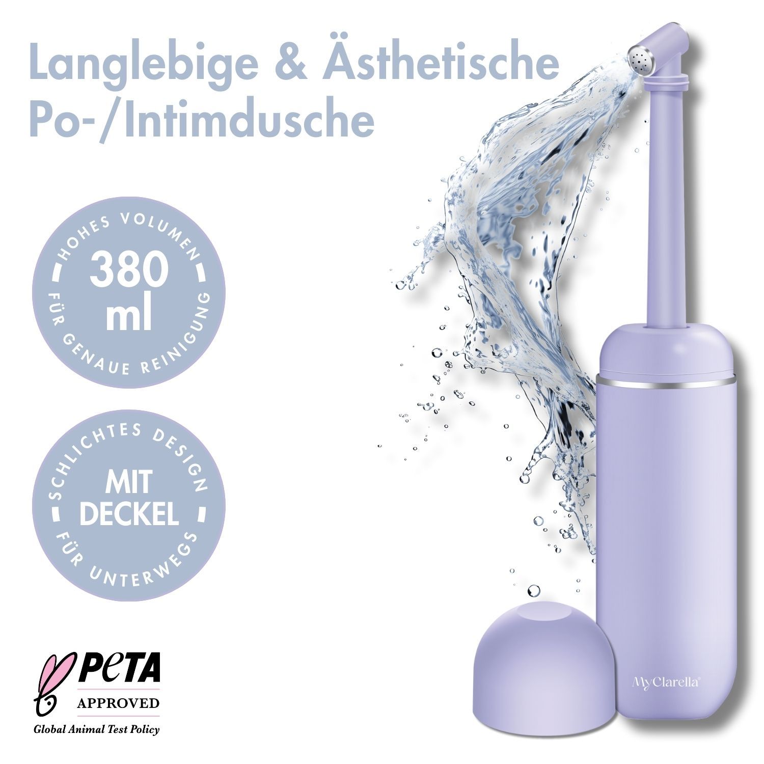 MyClarella® Intimdusche Podusche - Peri Bottle