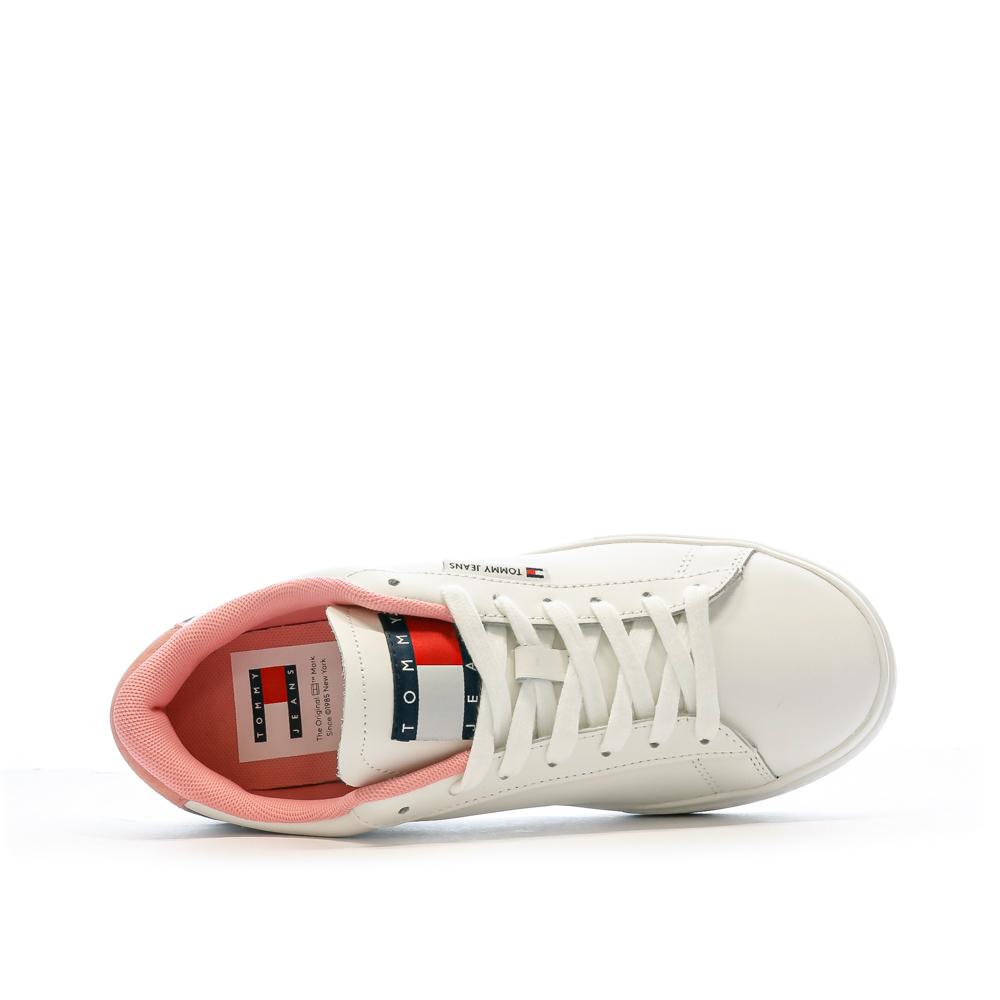 Tommy Hilfiger Baskets Blanches Femme Tommy Hilfiger Cupsole Sneaker