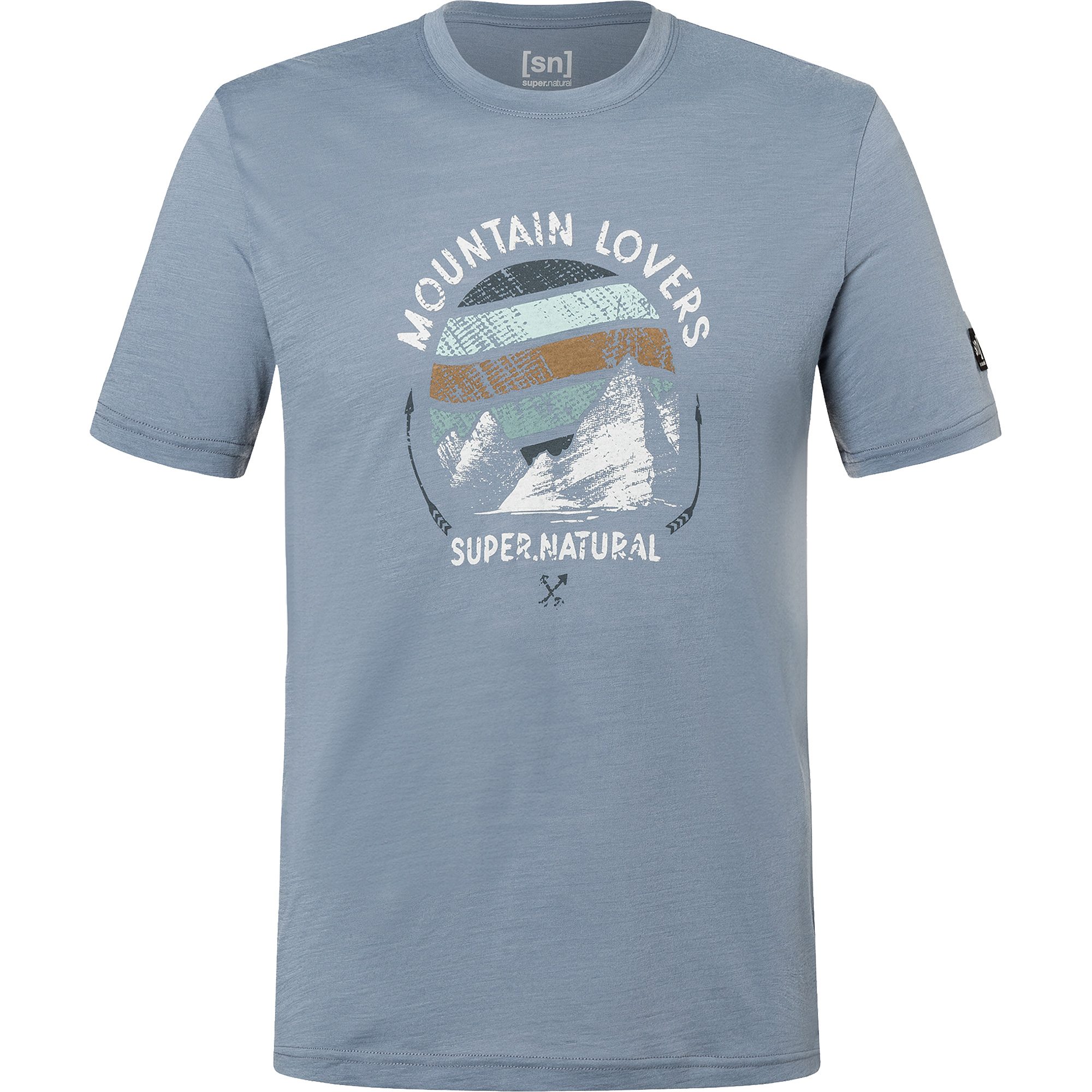 super.natural Northern Lights T-Shirt Herren flint stone