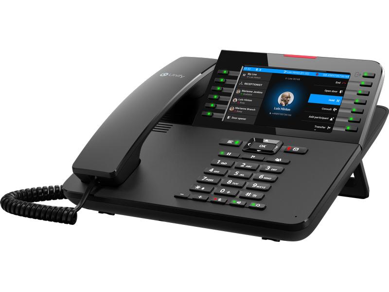 MITEL Tischtelefon OpenScape CP710 Schwarz Tischtelefon für den professionellen Arbeitsplatz