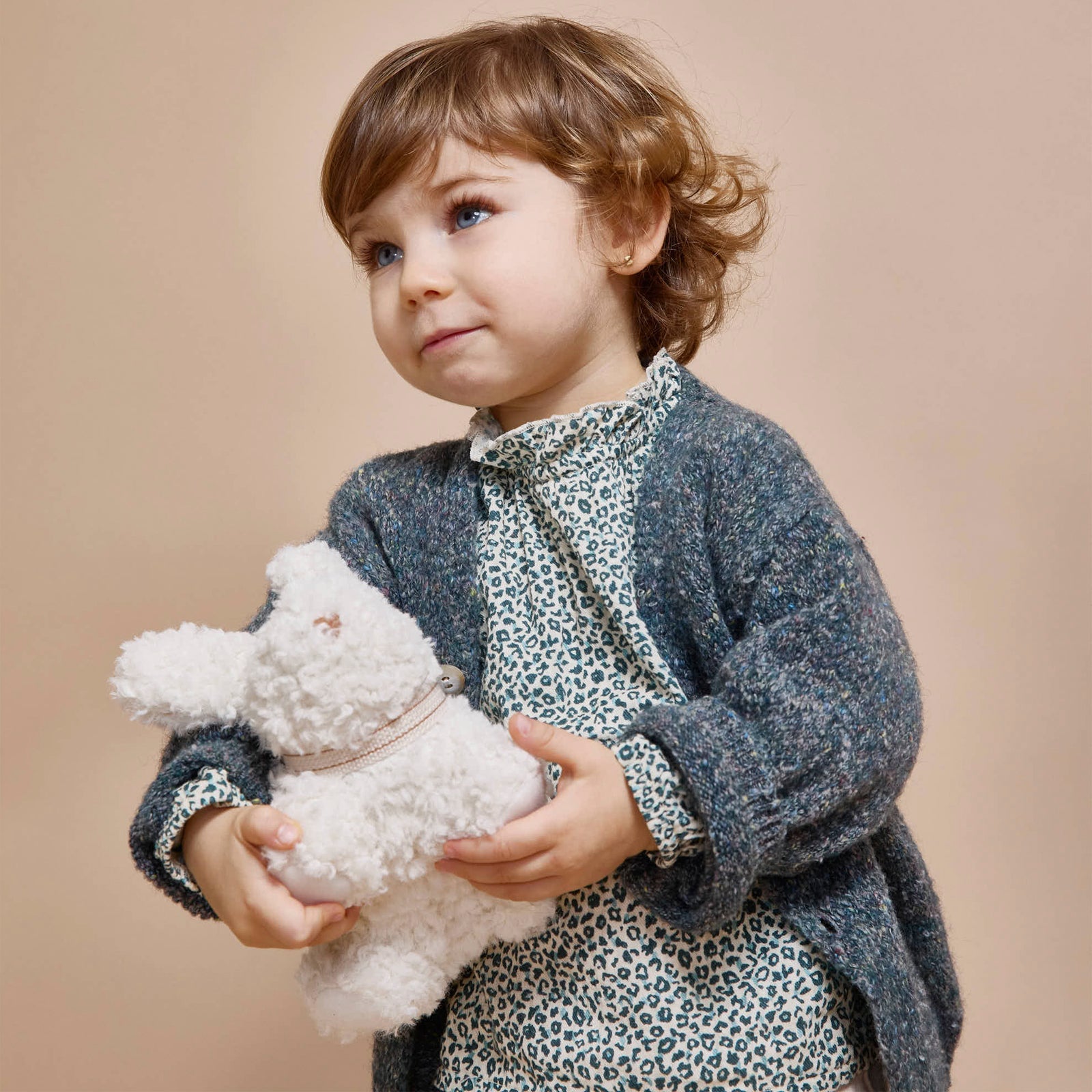 Baby Bluse Speckle Alpine Green