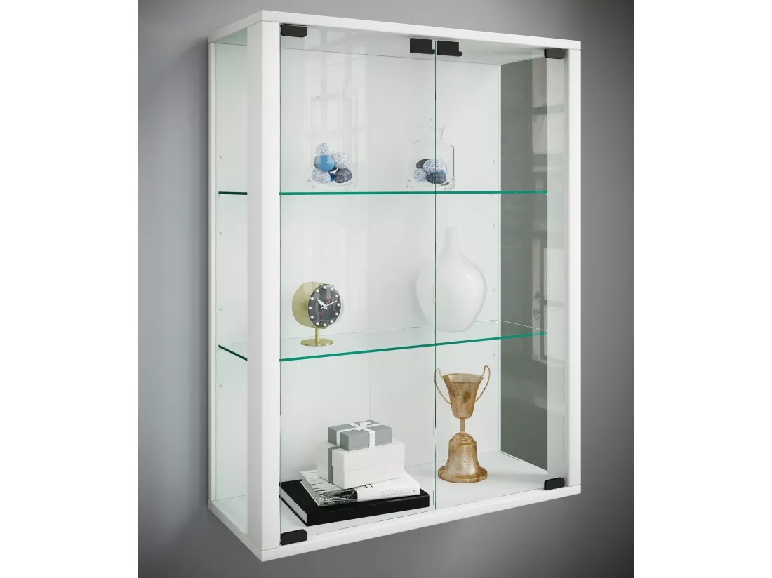 Vitrine murale Vitrine suspendue en verre Udina