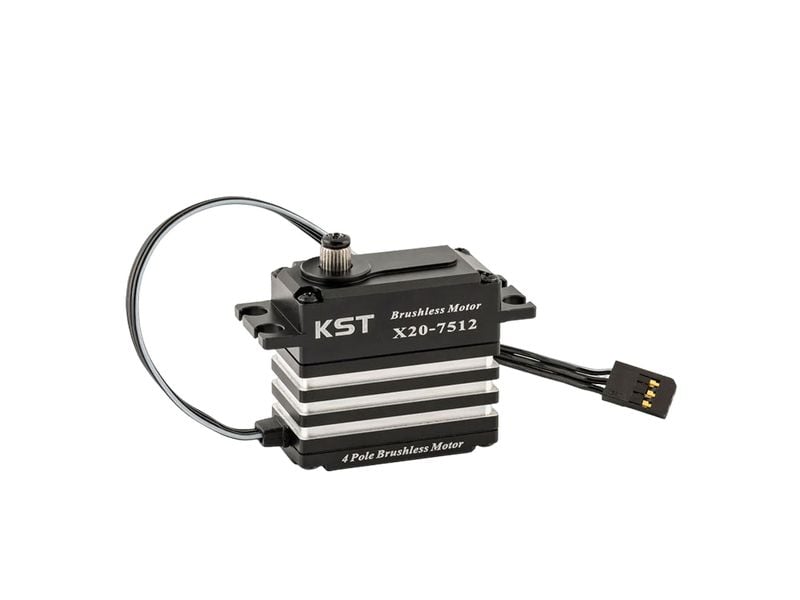 KST Standard Servo X20-7512 V8.0 82 kg, 0.11 s, Brushless H Extrem starkes Bruhless Standardservo mit Metallgetriebe