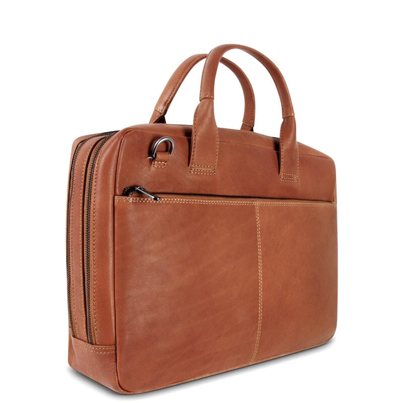 Plevier Petronas Laptoptas 15,6 inch Cognac