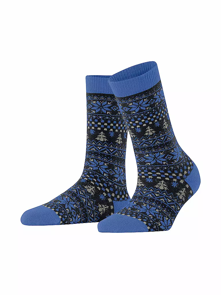 FALKE Damen Socken COUNTRY CALLING blue iris blau
