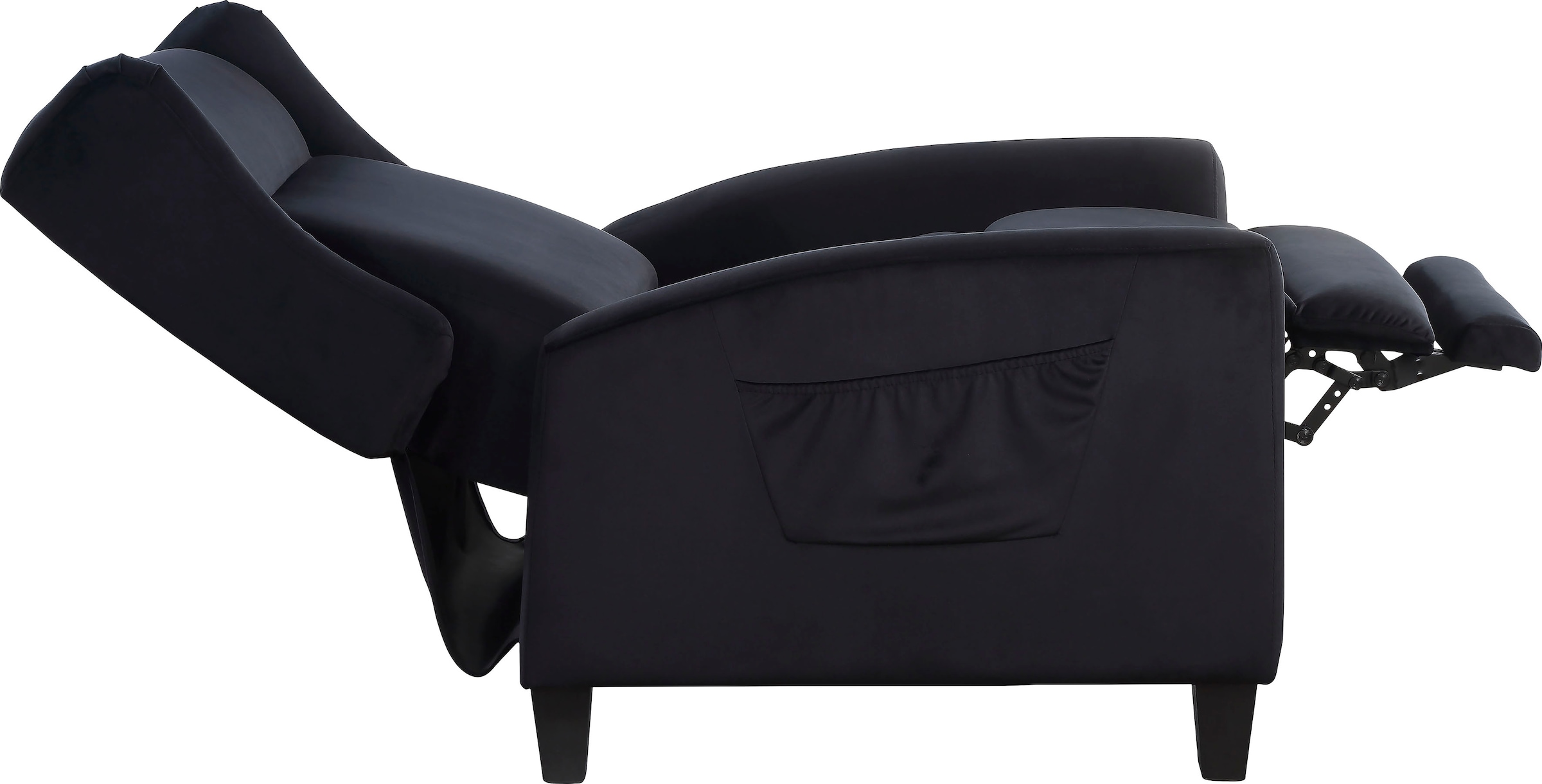 ATLANTIC home collection TV-Sessel »Timon« klassischer Ohrensessel mit Relaxfunktion und praktischer Seitentasche