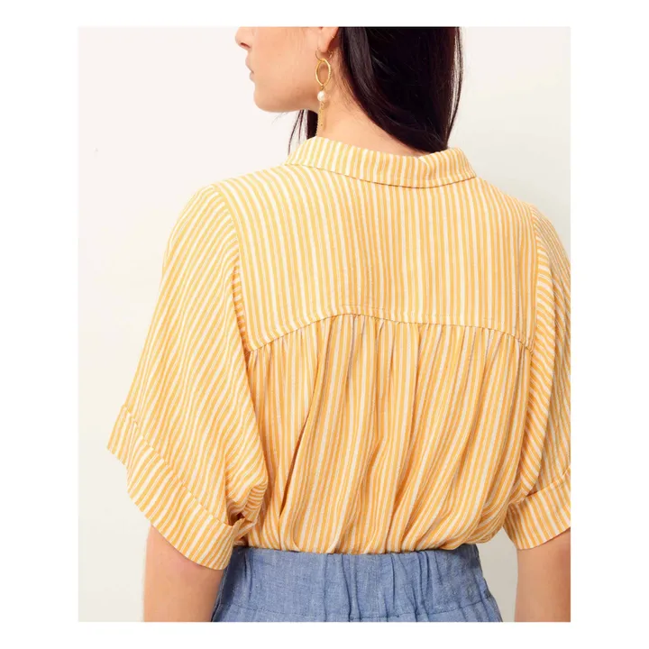 Sessùn Chemise Ambroggio Rayures | Jaune