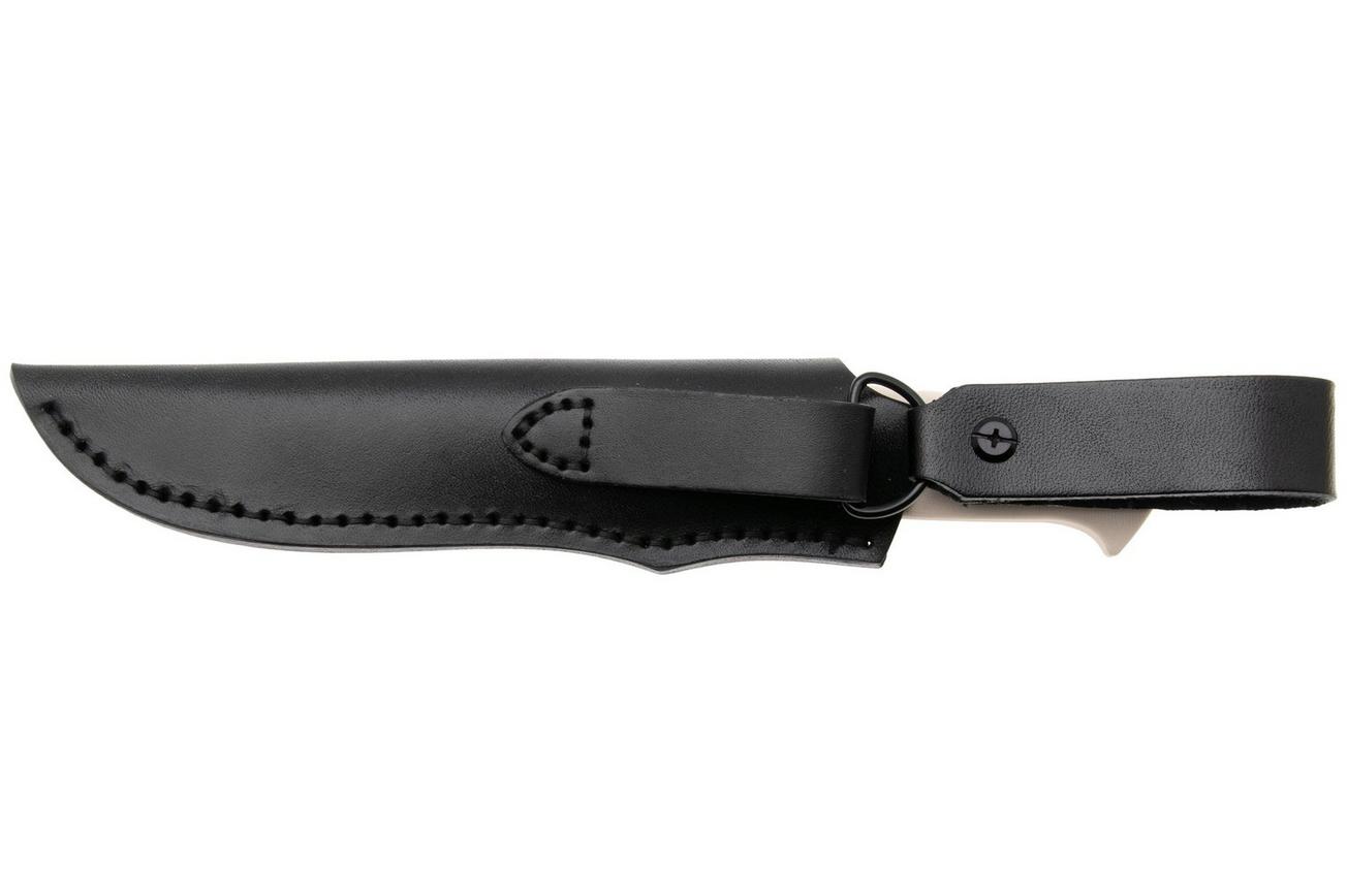 Real Steel Black Thorn 3621IS, Satin K110, Ivory G10 vaststaand mes, Ivan Braginets design
