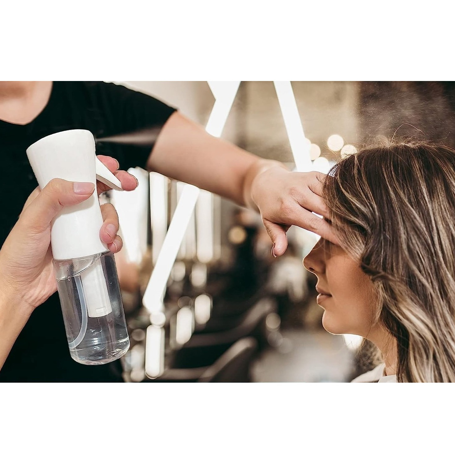 (200ml) Sprühflasche Friseur Aerospray Mehrzweck Spray Flasche - Rosa
