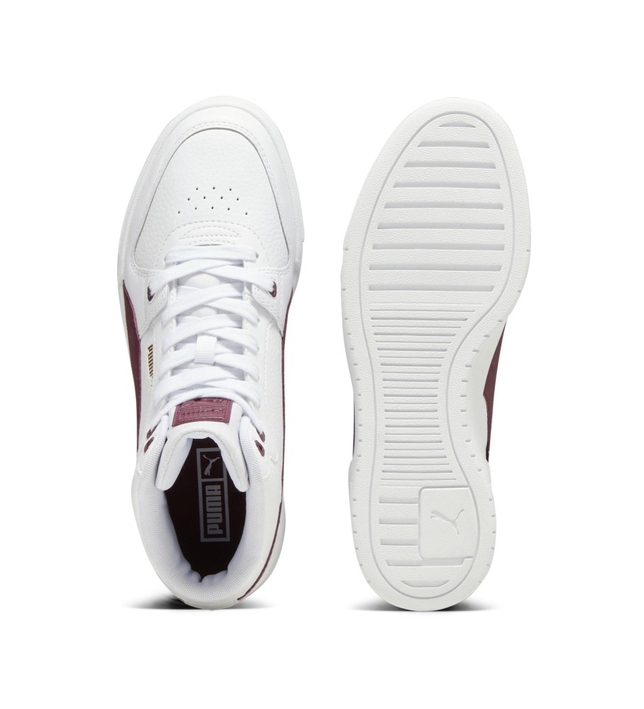 Tênis Puma CA Pro Mid de couro, branco