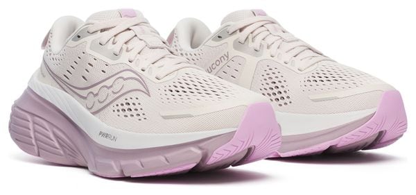 Chaussures Running Saucony Guide 18 Beige/Mauve Femme