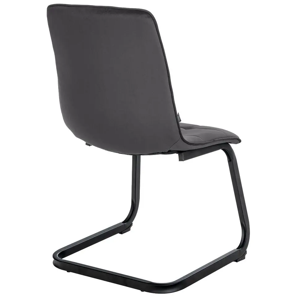 CLP Eetkamerstoel Vermont mat zwart Frame - Metaal - zwart