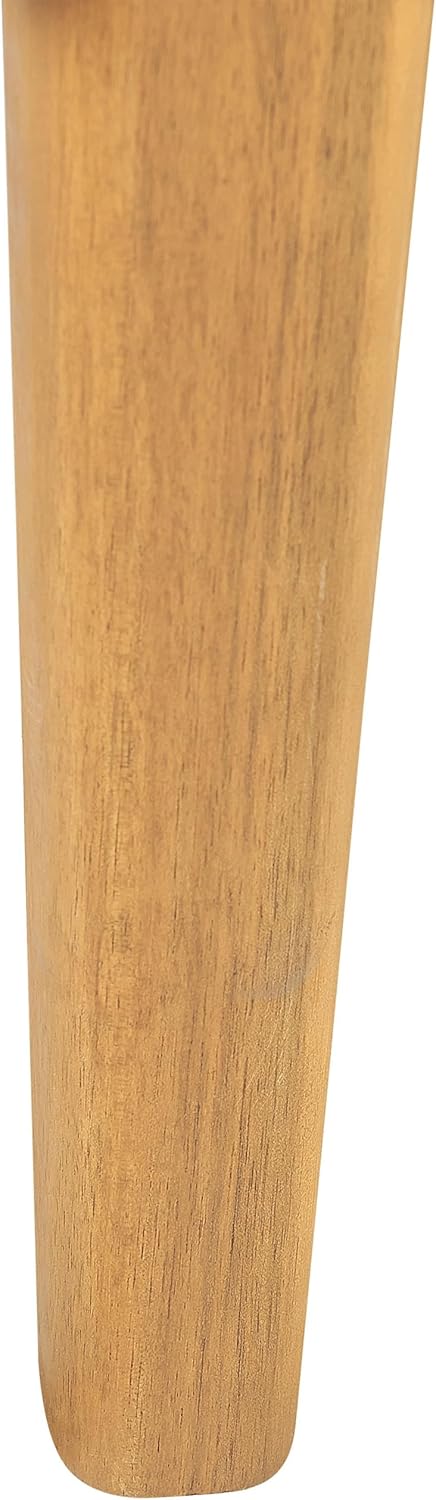 Beliani Outdoor 3-Sitzer Loungesofa Akazienholz Hellbraun Auflagen beige Rustikal Baratti