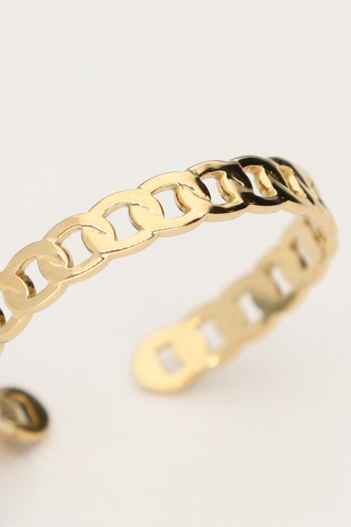 Ring platte schakels