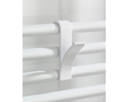 Witte handdoekhaken, set van 2