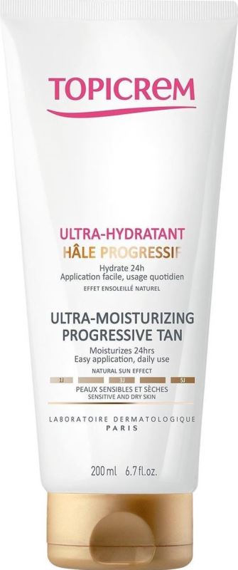 Topicrem Ultra-Hydraterende Geleidelijke Bruining 200 ml