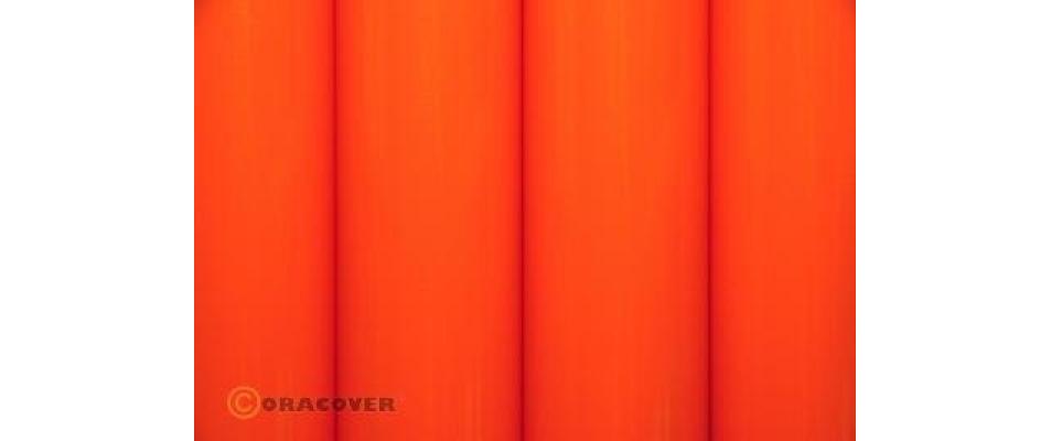 Bügelfolie Orange<br>Folie zum bespannen von Flugmodellen