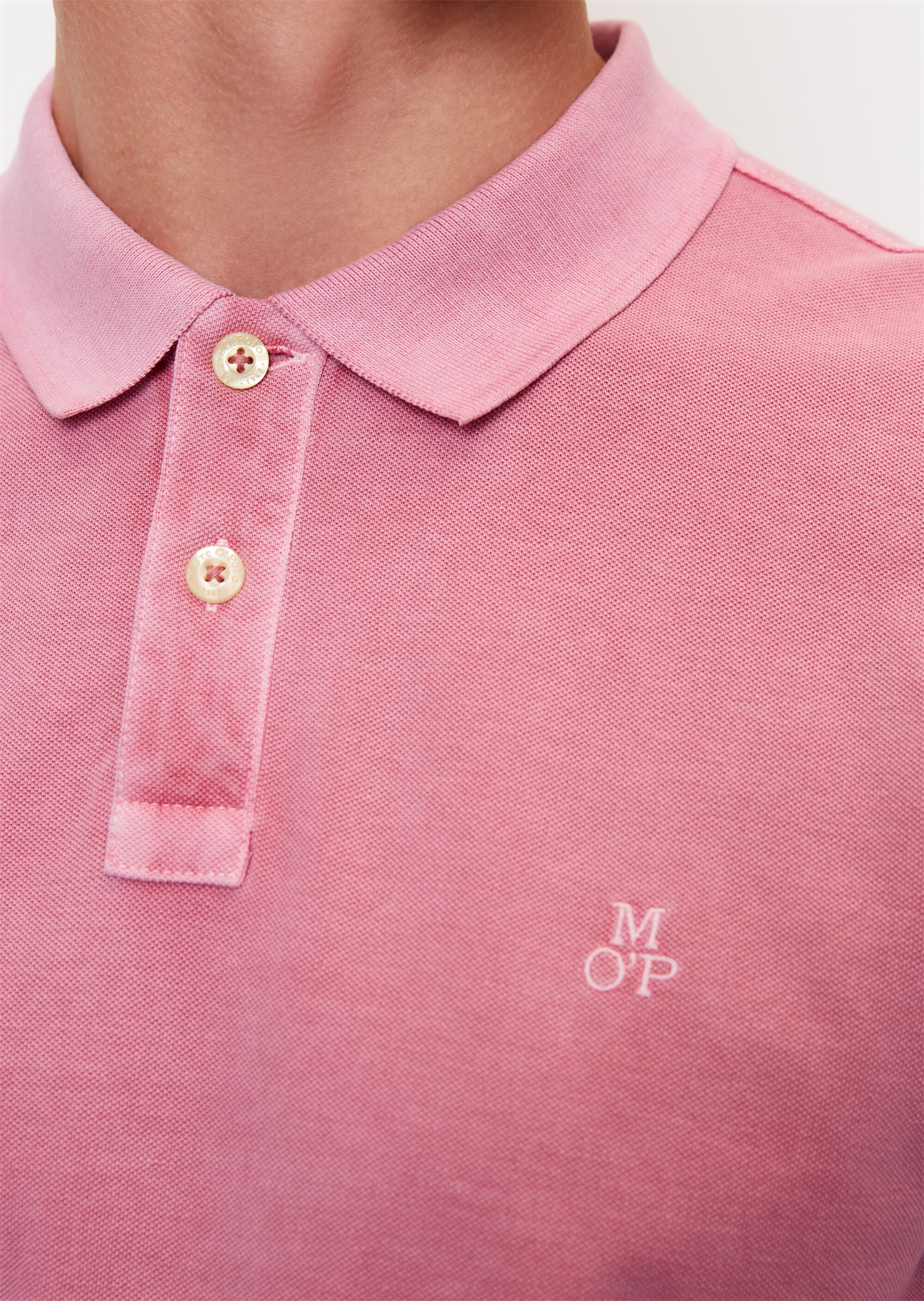 Kurzarm-Poloshirt Piqué regular aus Bio-Baumwolle