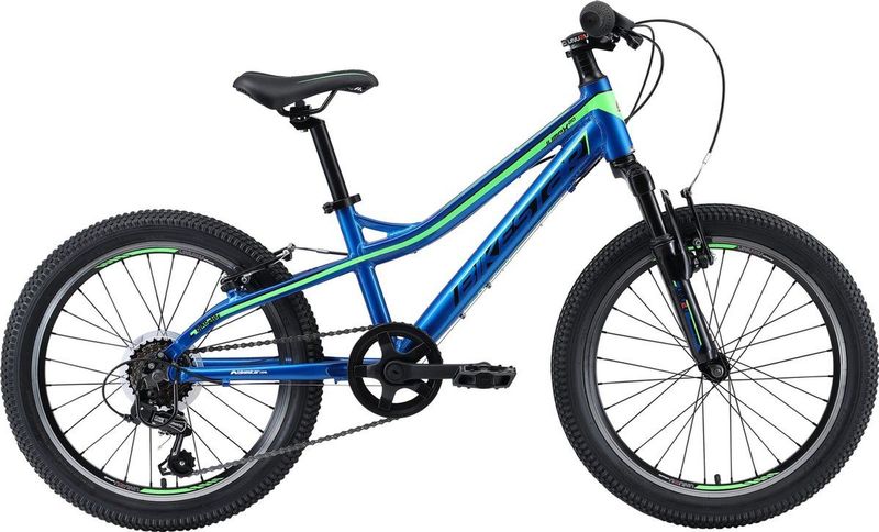 Bikestar - Kinderfiets - Blauw/Groen - MTB 7-speed - 20 inch