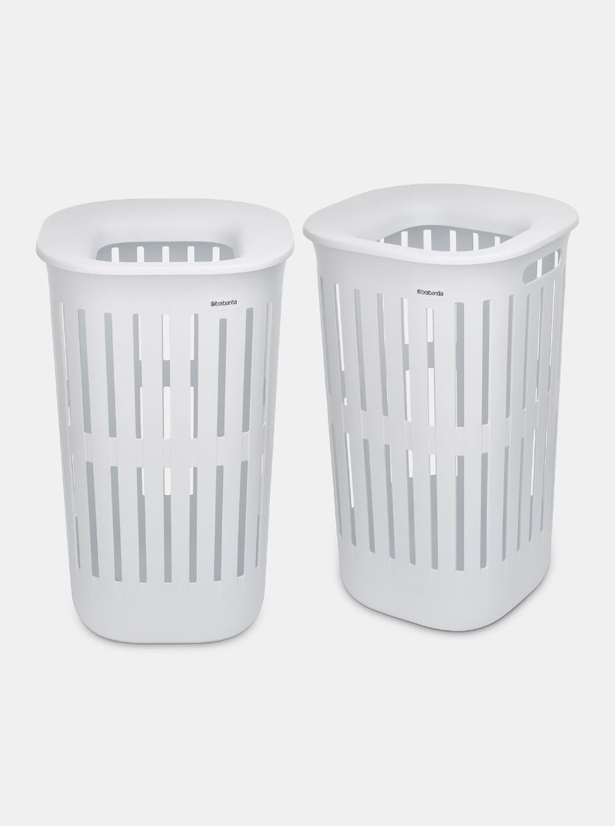 Collect-It Wasmand 55 liter, set van 2 - White