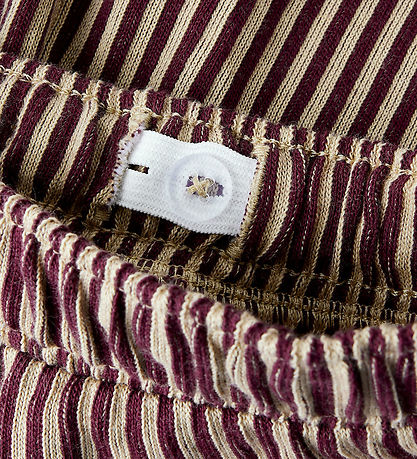 Name It Shorts - Striped - NmmHaris - Windsor Wine
