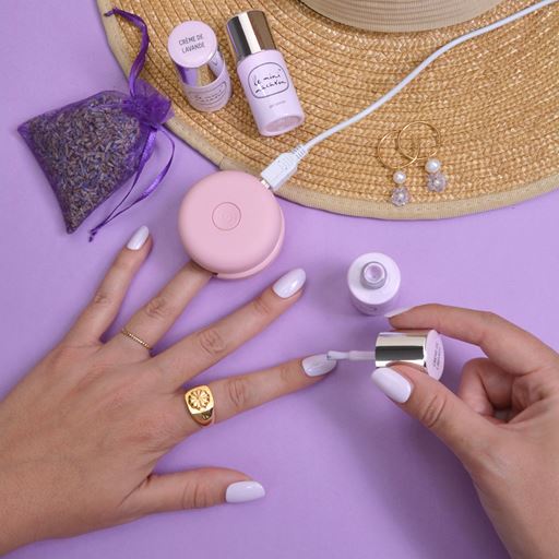 Le Mini Macaron Gel Polish, Creme De Lavande
