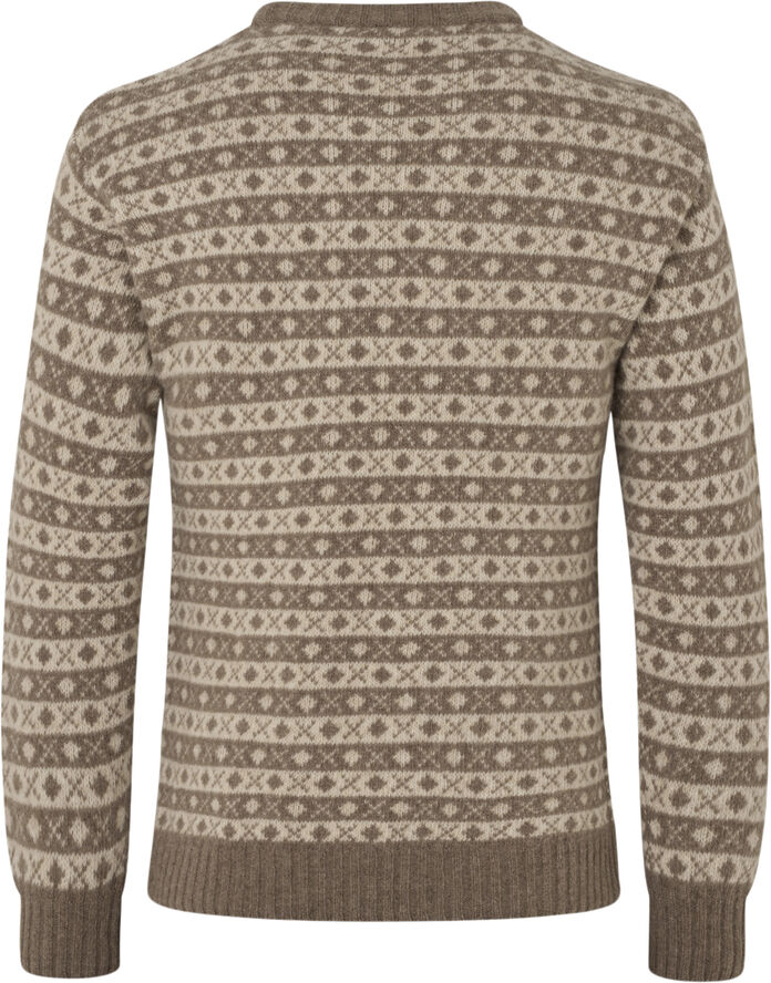 Asivik Asivik Hjelm Lambswool Sweater, Herre Brun