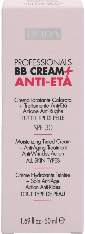 Pupa Milano Professionals BB Cream + Anti-Eta - 001 Nude