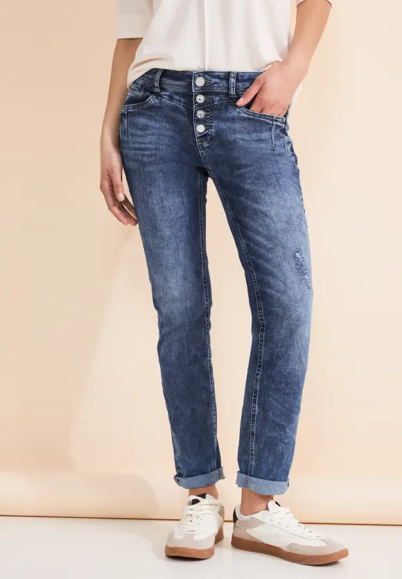 Casual Fit Jeans - heavy indigo wash