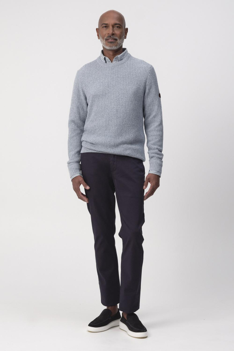 Campbell blauwe heren trui